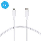 Lightning / USB-C kabel, 2 m, kompatibel mit Apple, bulk