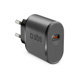 SBS - 15W Ladeadapter USB-C, schwarz