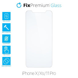 FixPremium Glass - Gehärtetes Glas für iPhone X, XS und 11 Pro