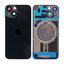 Apple iPhone 14 - Rückgehäuseglas + Kameraglas + Metallplatte + Magsafe-Magnet (Midnight)