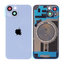 Apple iPhone 14 - Rückgehäuseglas + Kameraglas + Metallplatte + Magsafe-Magnet (Blue)