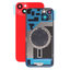 Apple iPhone 14 Plus - Rückgehäuseglas + Kameraglas + Metallplatte + Magsafe-Magnet (Red)
