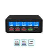 FixPremium - USB-Service-Ladestation mit USB 3.0 und USB-C