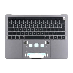 Apple MacBook Pro 13" A1989 (Mid 2018 - Mid 2019) - Oberer Rahmen Tastatur + Tastatur UK + Touch Bar + Mikrofon + Lautsprecher (Space Gray)