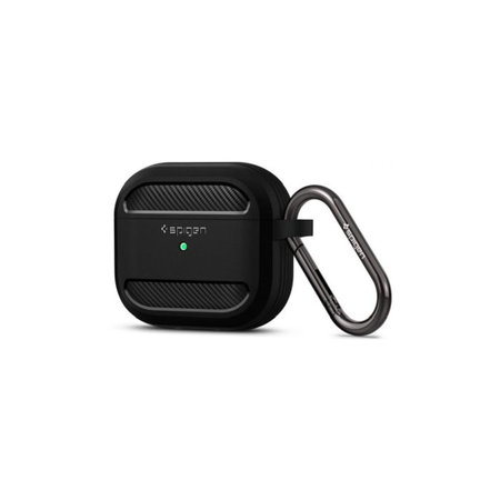 Spigen - Hülle Rugged Armor für Apple AirPods 3, Matte Black