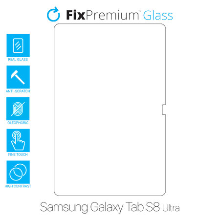 FixPremium Glass - Gehärtetes Glas für Samsung Galaxy Tab S8 Ultra
