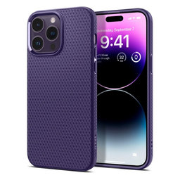 Spigen - Hülle Liquid Air für iPhone 14 Pro, deep purple
