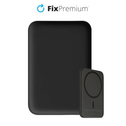FixPremium - MagSafe PowerBank 5000 mAh, schwarz