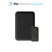 FixPremium - MagSafe PowerBank 5000mAh, schwarz