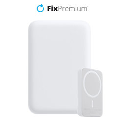 FixPremium - MagSafe PowerBank 10 000 mAh, weiß