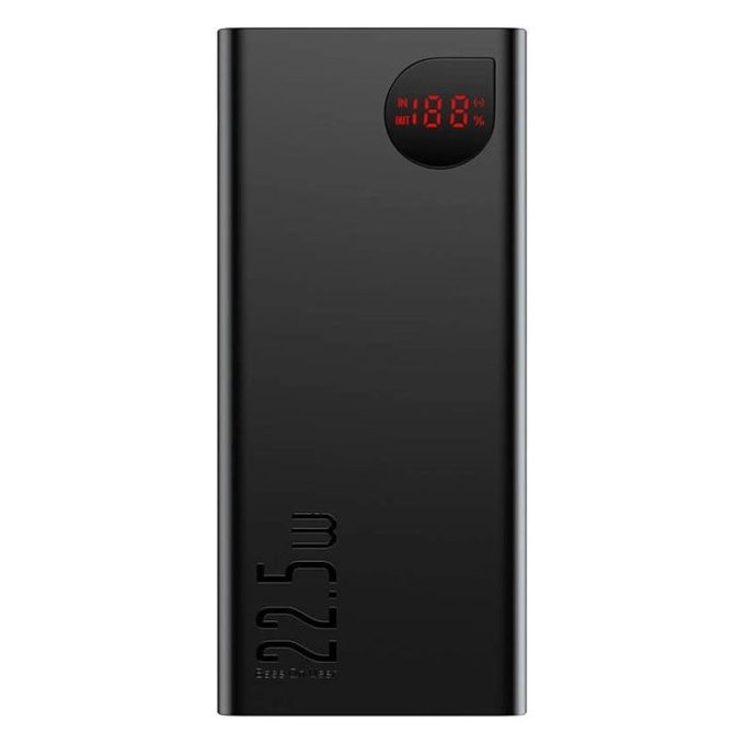 Baseus - PowerBank 20 000 mAh, schwarz