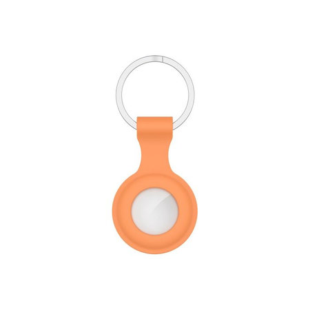 FixPremium - Silikon Schlüsselanhänger für AirTag, orange