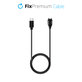 FixPremium - USB-C Ladekabel für Garmin Watch, schwarz