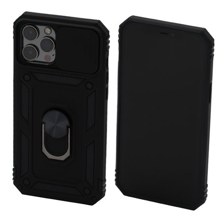 FixPremium - CamShield Hülle für iPhone 12 Pro Max, schwarz