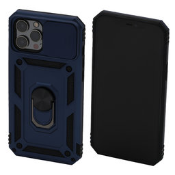 FixPremium - CamShield Hülle für iPhone 12 Pro Max, blau