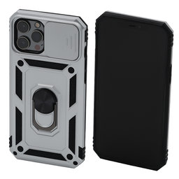 FixPremium - CamShield Hülle für iPhone 12 Pro Max, weiß