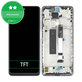 Xiaomi Mi 10T Lite 5G - LCD Display + Touchscreen Front Glas + Rahmen (Pearl Gray) TFT