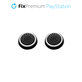 FixPremium - PS4/PS5 Controller Grip Caps - 2er-Set, weiß