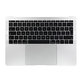 Apple MacBook Pro 13" A1708 (Late 2016 - Mid 2017) - Oberer Rahmen Tastatur + Tastatur UK + Mikrofon + Trackpad + Lautsprecher (Silver)