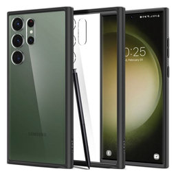 Spigen - Hülle Ultra Hybrid für Samsung Galaxy S23 Ultra, matte black
