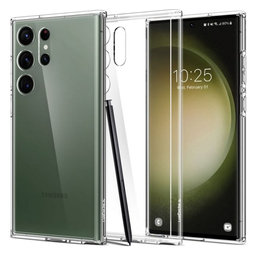 Spigen - Hülle Ultra Hybrid für Samsung Galaxy S23 Ultra, crystal clear