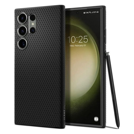 Spigen - Hülle Liquid Air für Samsung Galaxy S23 Ultra, matte black