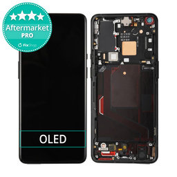 OnePlus 9 Pro - LCD Display + Touchscreen Front Glas + Rahmen (Black) OLED