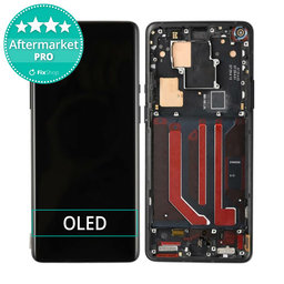 OnePlus 8 Pro - LCD Display + Touchscreen Front Glas + Rahmen (Black) OLED