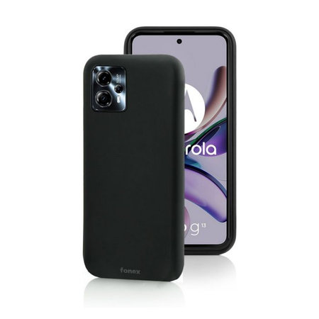 Fonex - Hülle TPU für Motorola Moto G13 und G23, schwarz