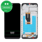 Nokia G11 TA-1401 - LCD Display + Touchscreen Front Glas + Rahmen (Charcoal) TFT