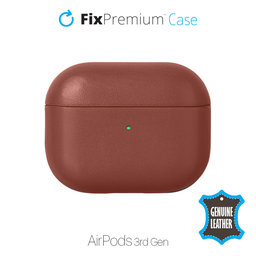 FixPremium - Lederetui für AirPods 3, braun