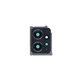 Xiaomi Redmi Note 12 23021RAAEG 23021RAA2Y - Rückfahrkameraglas + Rahmen (Onyx Grey) - 56000600M700 Genuine Service Pack