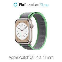 FixPremium - Remienok Trail Loop pre Apple Watch (38, 40 und 41mm), türkis