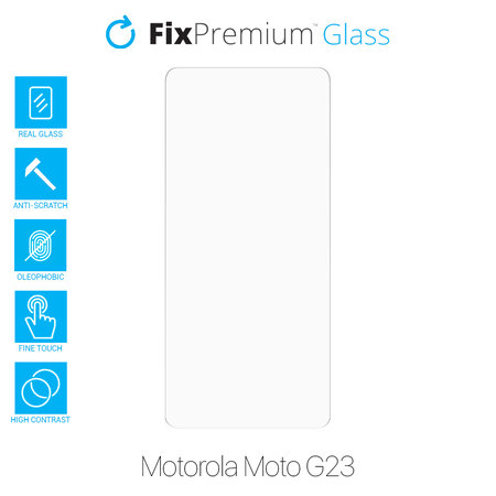 FixPremium Glass - Gehärtetes Glas für Motorola Moto G23