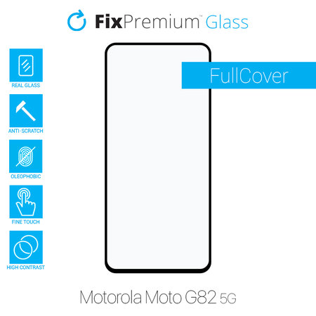 FixPremium FullCover Glass - Gehärtetes Glas für Motorola Moto G82 5G