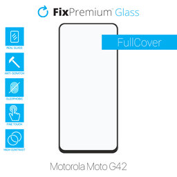 FixPremium FullCover Glass - Gehärtetes Glas für Motorola Moto G42