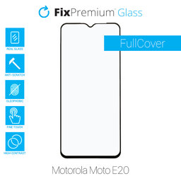 FixPremium FullCover Glass - Gehärtetes Glas für Motorola Moto E20