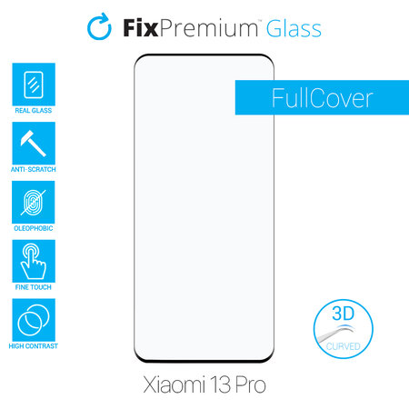 FixPremium Glass - 3D Gehärtetes Glas für Xiaomi 13 Pro