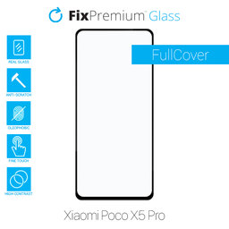 FixPremium FullCover Glass - Gehärtetes Glas für Poco X5 Pro