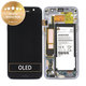 Samsung Galaxy S7 Edge G935F - LCD Display + Touchscreen Front Glas + Rahmen + Akku Batterie (Black) - GH82-13359A Genuine Service Pack