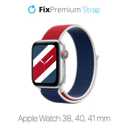 FixPremium - Nylonband für Apple Watch (38, 40 und 41mm), international