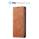 FixPremium - Hülle Business Wallet für Xiaomi Redmi Note 12 Pro Plus, braun