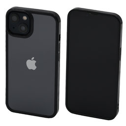 FixPremium - Hülle Invisible für iPhone 13 und 14, schwarz