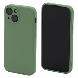 FixPremium - Hülle Rubber für iPhone 13 mini, grün