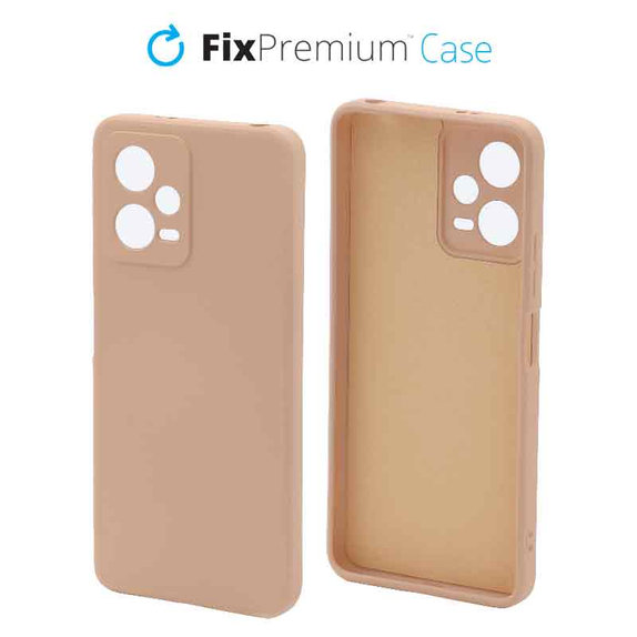 FixPremium - Hülle Rubber für Xiaomi Redmi Note 12 5G, orange