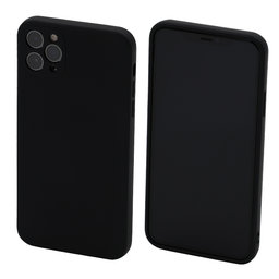 FixPremium - Hülle Rubber für iPhone 11 Pro Max, schwarz