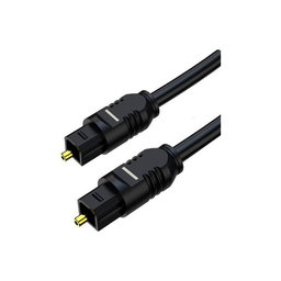FixPremium - Audio Optisches Kabel (1m), schwarz