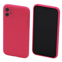 FixPremium - Silikon Hülle für iPhone 12, rosa