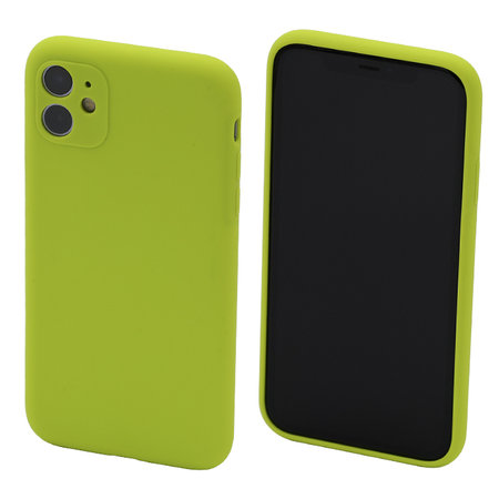 FixPremium - Silikon Hülle für iPhone 11, neon green
