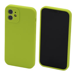FixPremium - Silikon Hülle für iPhone 12, neon green
